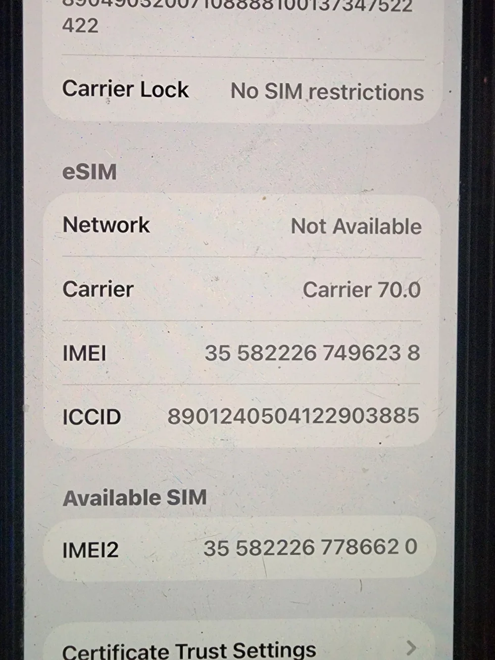Apple iPhone 14 Pro Max - Black Front Display